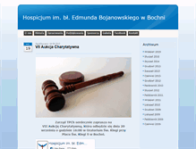 Tablet Screenshot of hospicjumbochnia.pl